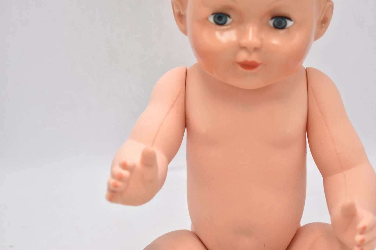Vintage Petitcollin Blinking Sleepy Eye Doll – Made in France, 35cm