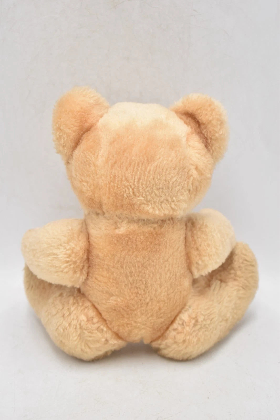 Vintage 1960s Shanghai Doll Factory Cream Wool Plush Teddy Bear Fully Jointed 26
