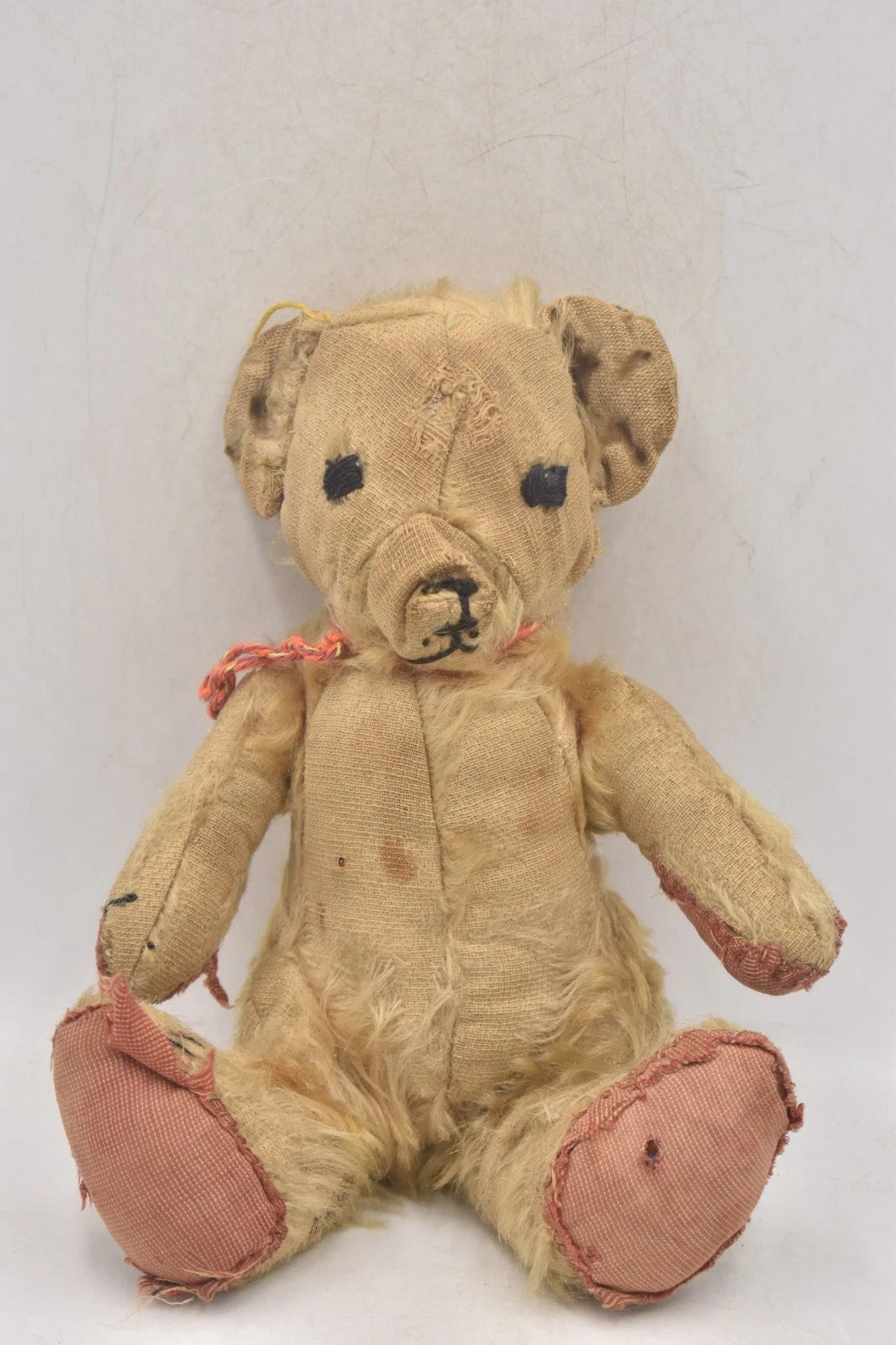 Antique 1930s Merrythought Bingie Mohair Teddy Bear Jointed 18cm Tagged