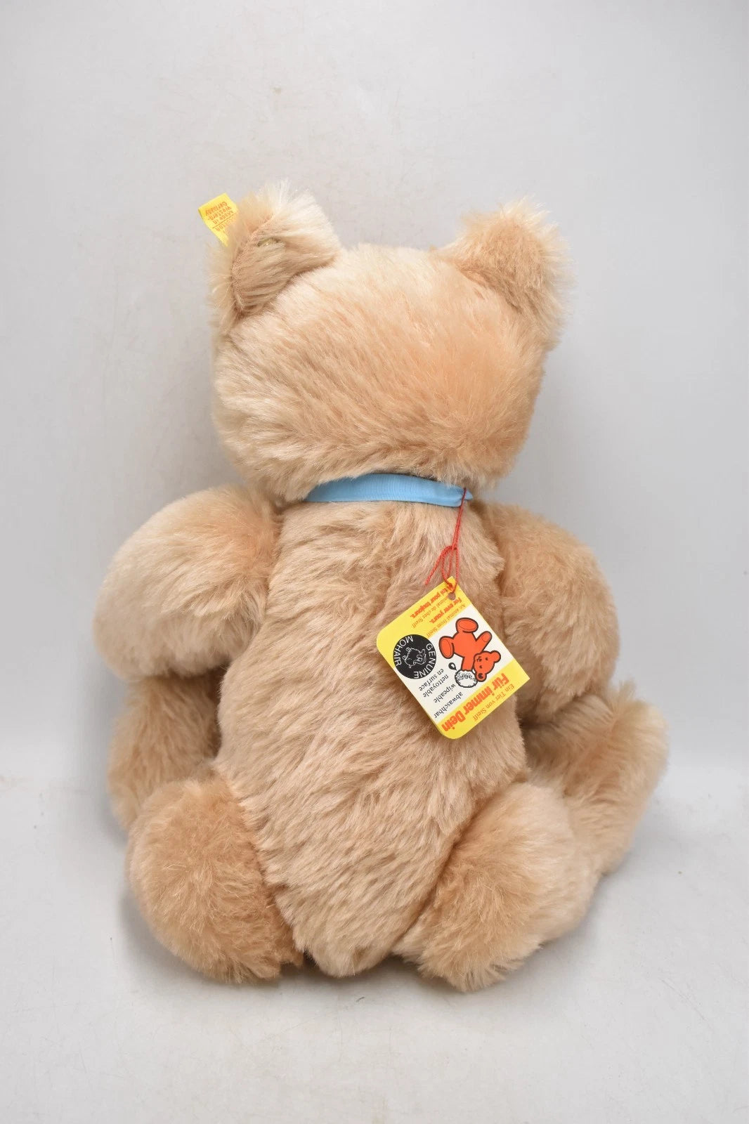 Steiff Vintage Original Mask Teddy Bear 0201/41 38cm Mohair Fully Jointed Tagged
