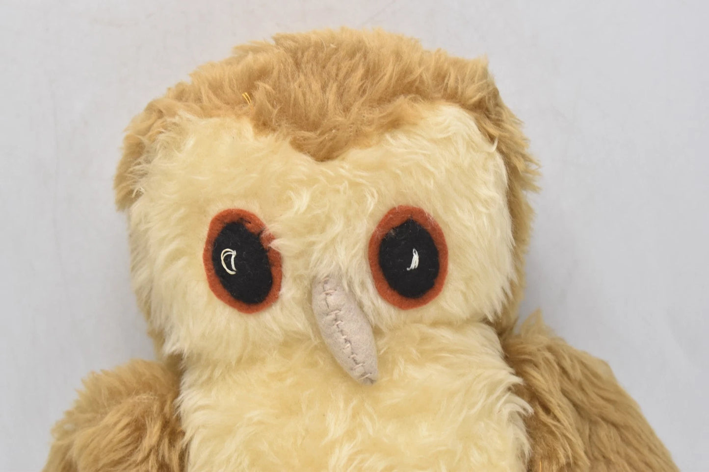 Vintage 1980s Owl Plush Soft Toy Teddy Bear 24cm