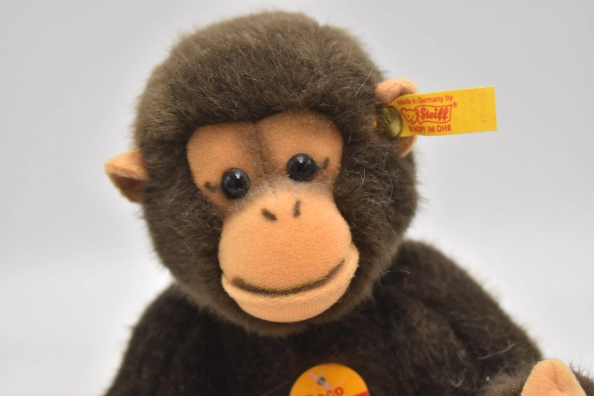 Steiff Coco Monkey Chimpanzee Plush Toy 043178 Retired Tagged 15cm