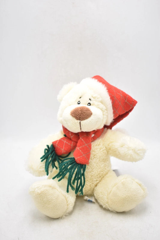 Card Factory Christmas Teddy Bear Plush Toy Retired 20cm Festive Collectable Sof