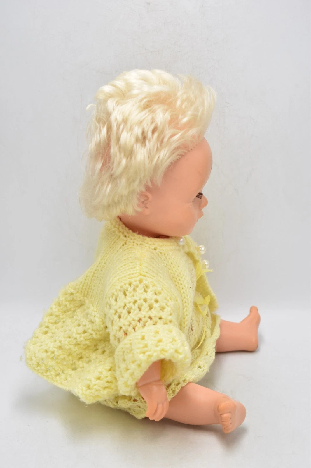 Vintage Palitoy Tiny Tears Baby Doll – 1960s England, 16D Jointed, 40cm