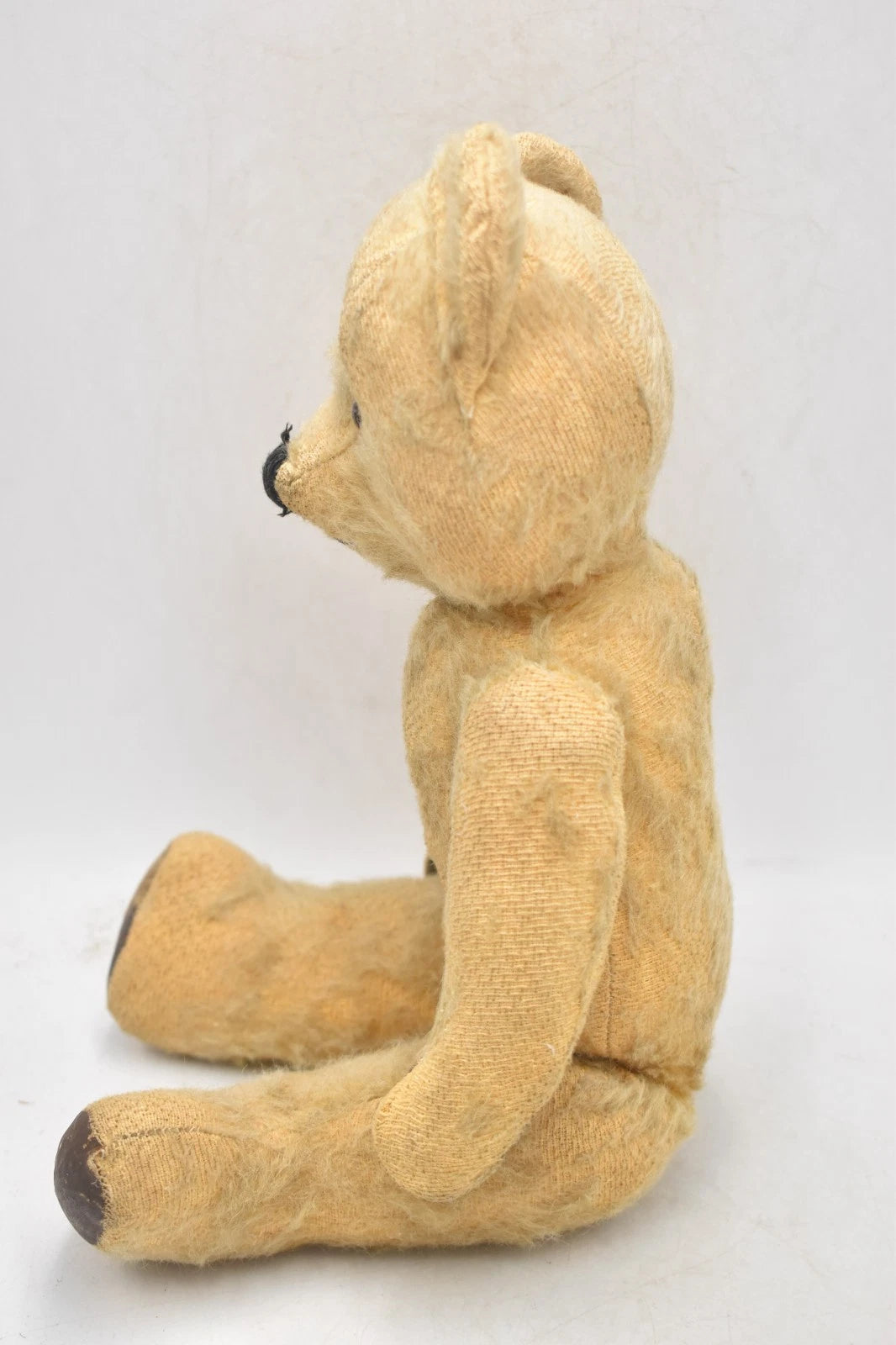 Vintage 1940s Chad Valley English Mohair Teddy Bear Rexine Paws 38cm