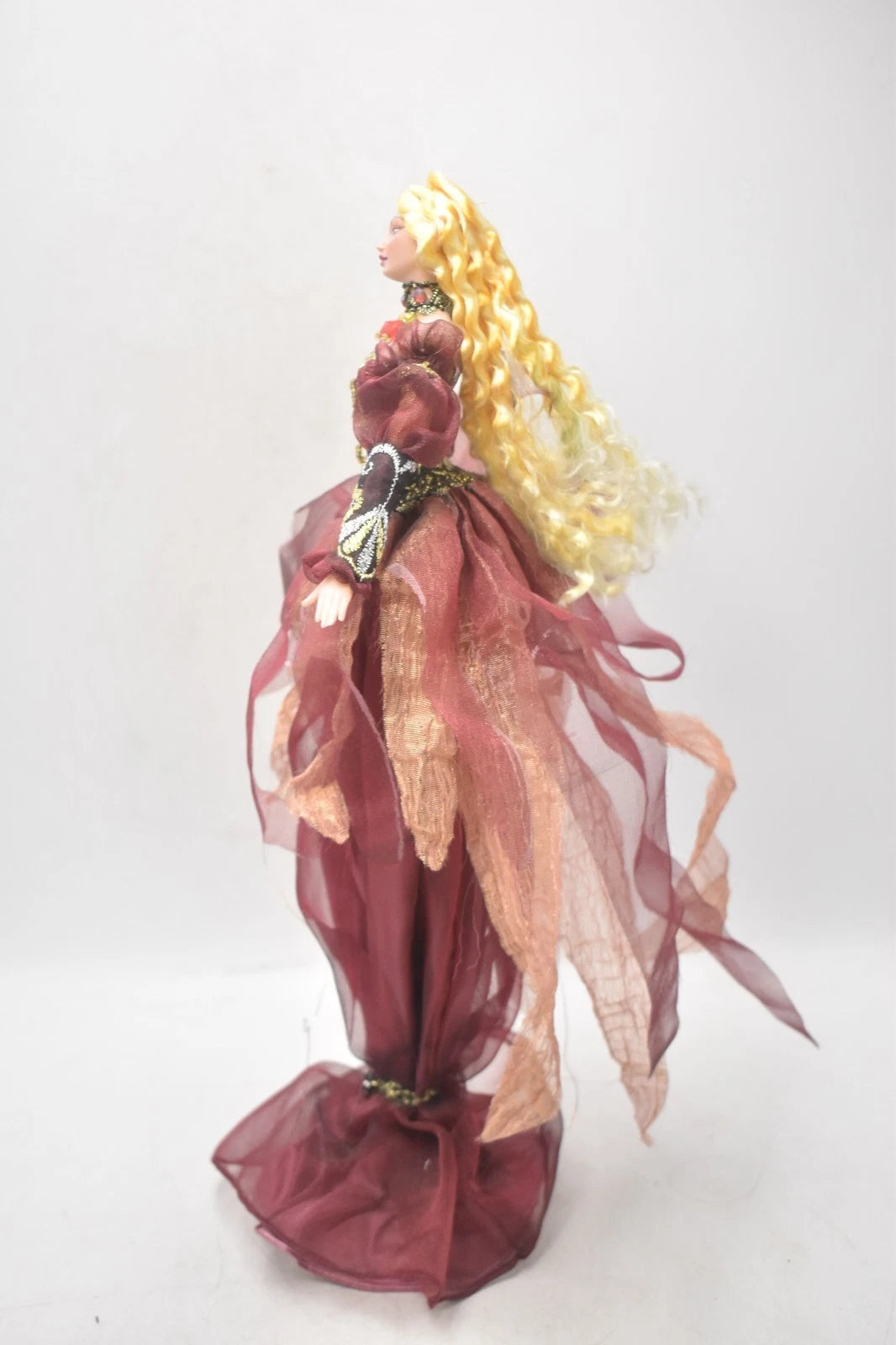 Vintage One of a Kind Handmade Fairy Doll 34cm Collectible Fantasy Art Doll