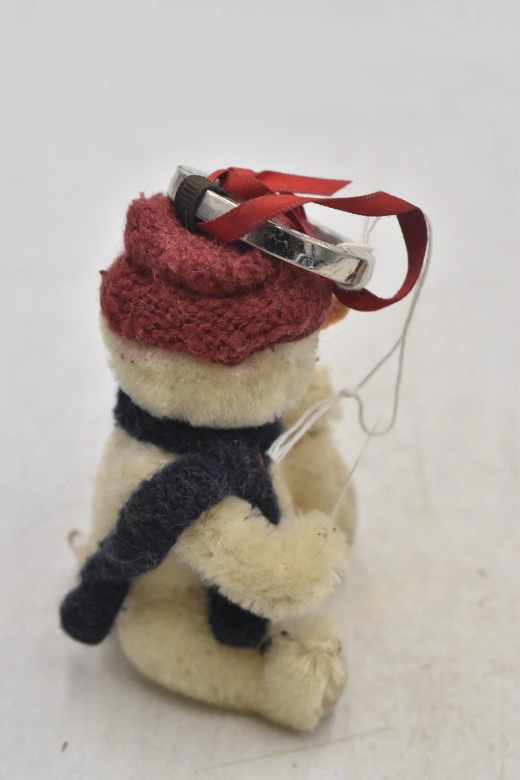 Charlie Bears Shiver Snowman Mohair Keyring Limited Edition