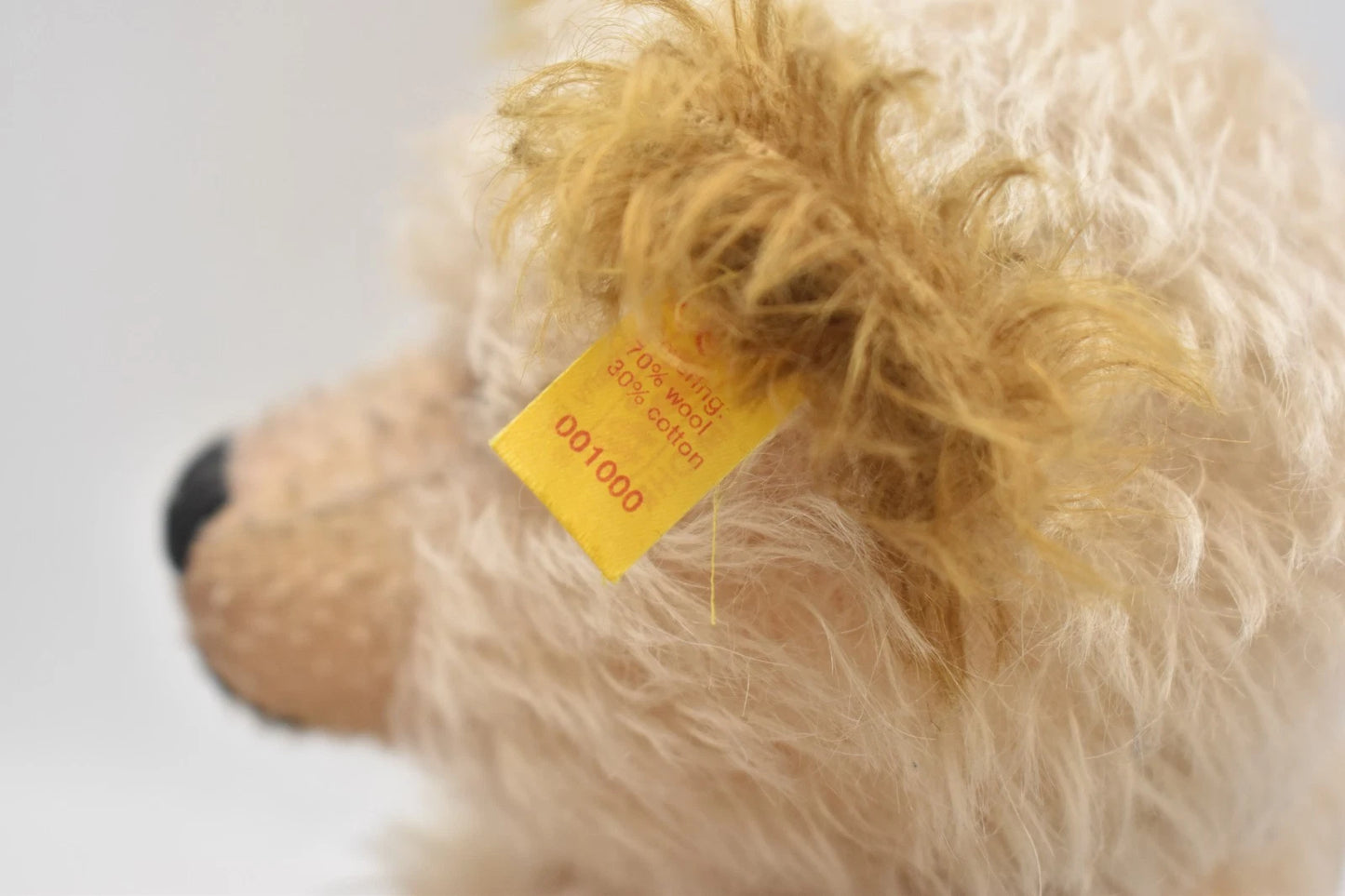 Steiff Cappuccino Mohair Teddy Bear 35cm 001000 Retired
