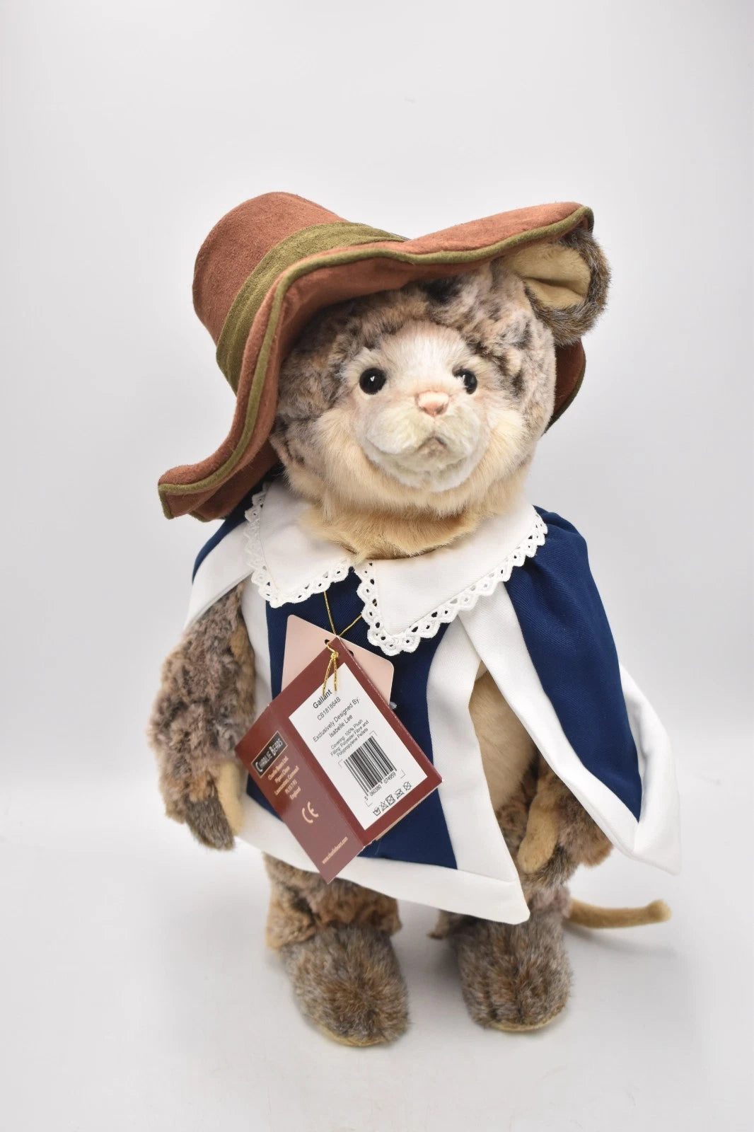 Charlie Bears Gallant Mousekateer Mouse Limited Edition Retired Tagged