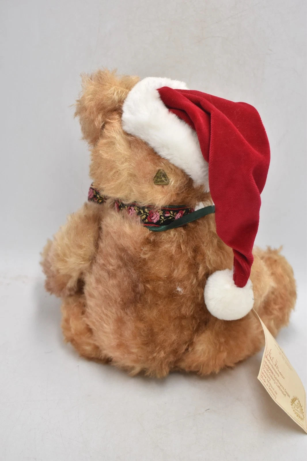 Hermann Teddy Jolly Jingle Santa Limited Edition Mohair Bear 30cm