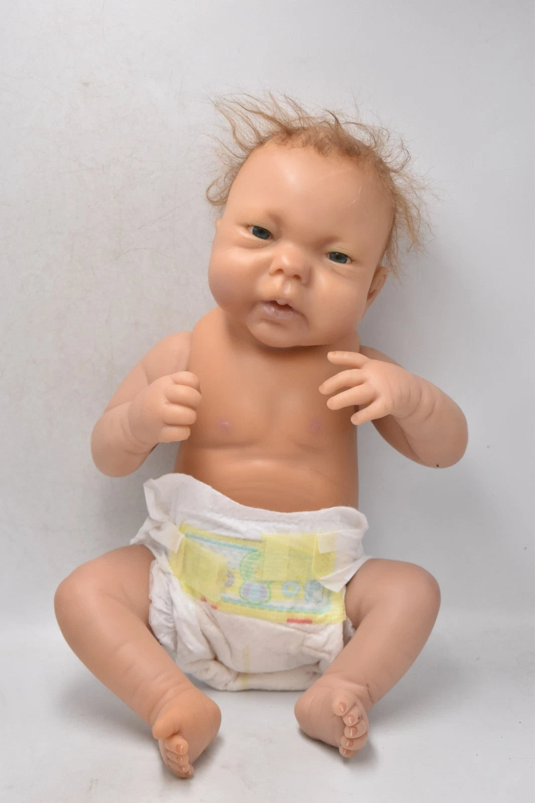 Ashton Drake Anatomically Correct Reborn Baby Doll Huti B A.D.G 04 Silicone 34cm