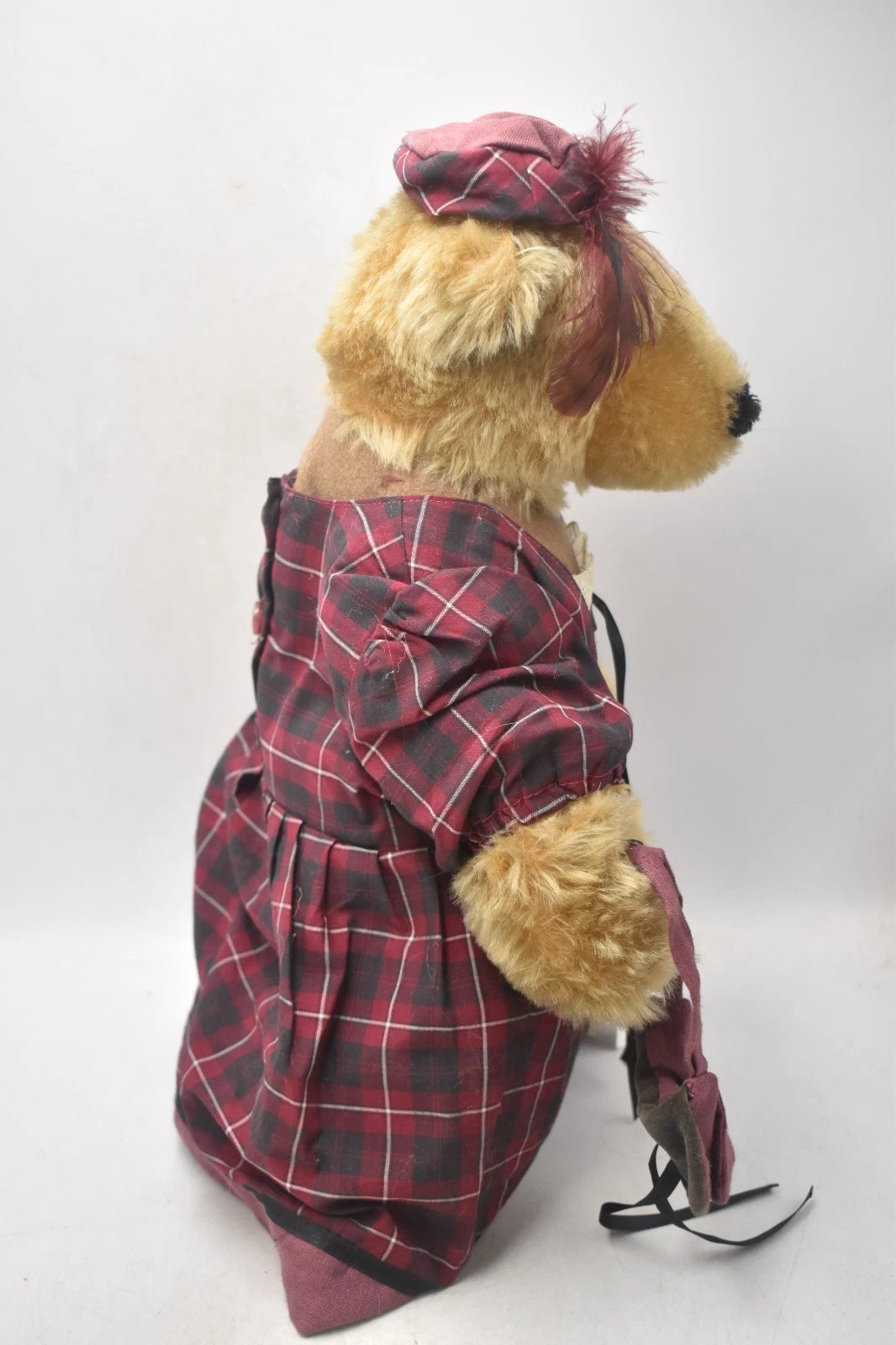 Sigikid Vintage Limited Edition Mohair Teddy Bear Scottish Outfit 40cm