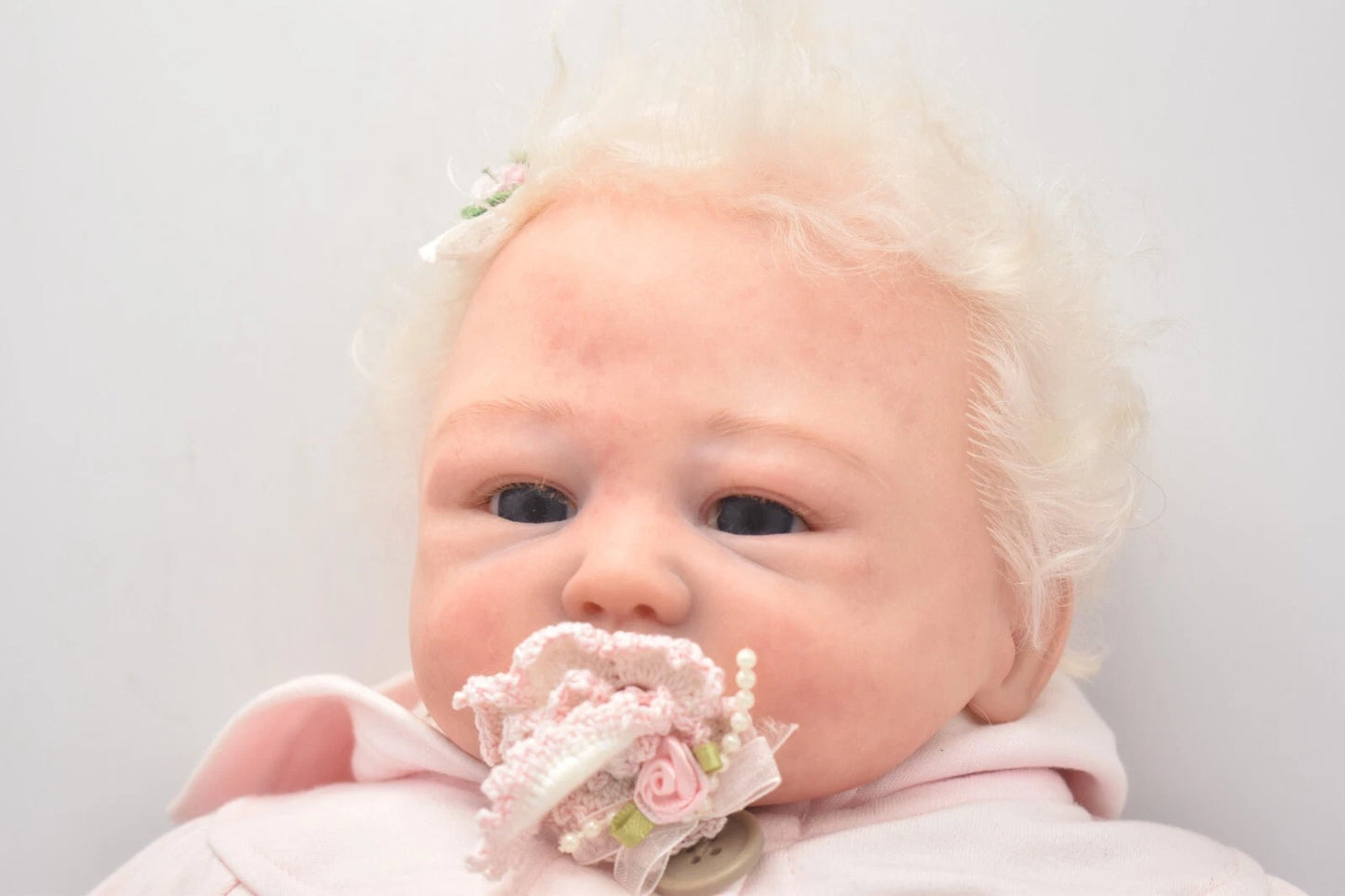OOAK Reborn Baby Girl Malin Fiorenza Biancheri 20" Doll COA Lifelike Vinyl