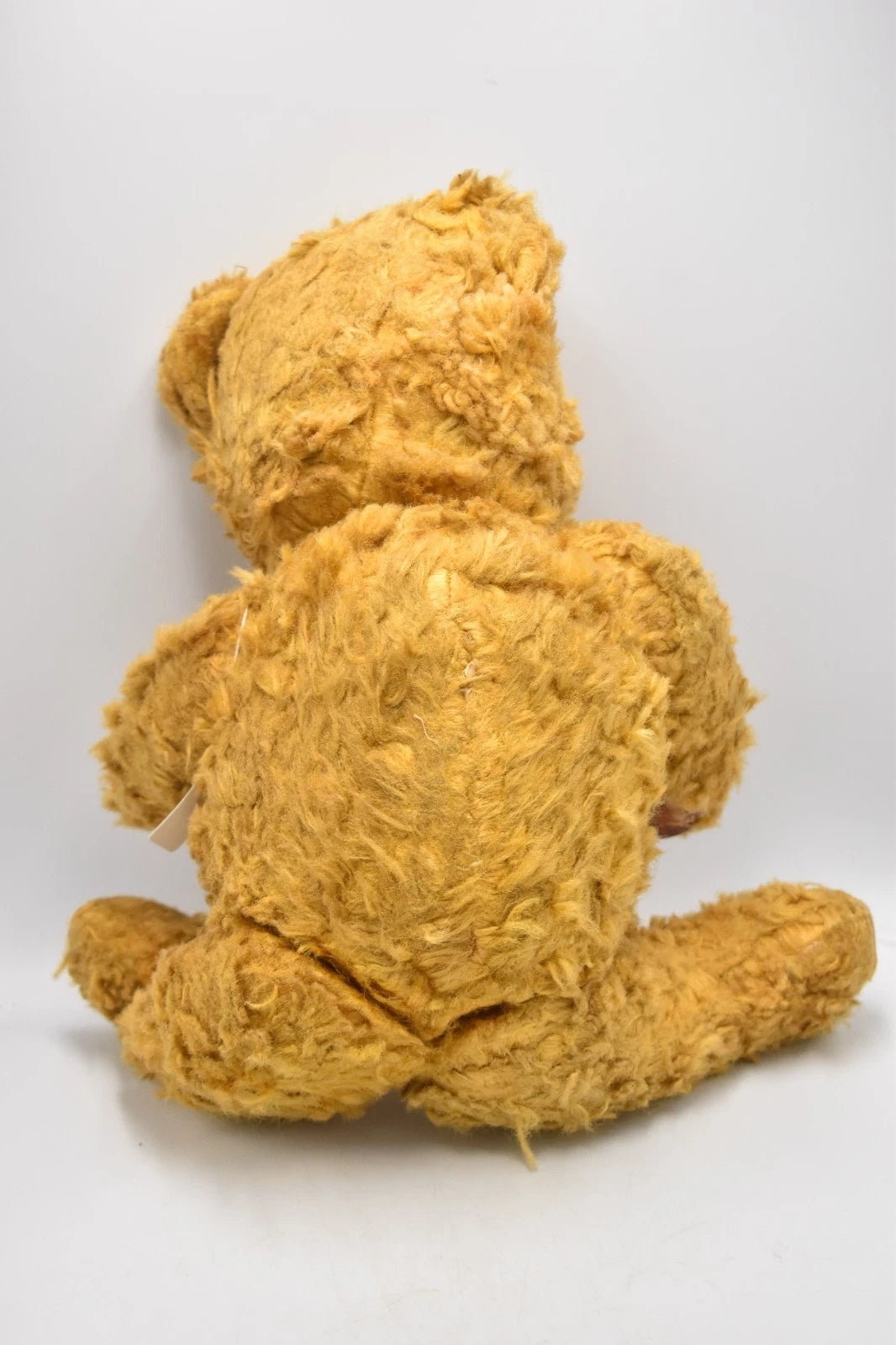 Vintage 1950s European Silk Plush Teddy Bear Fully Jointed 48cm Collectable