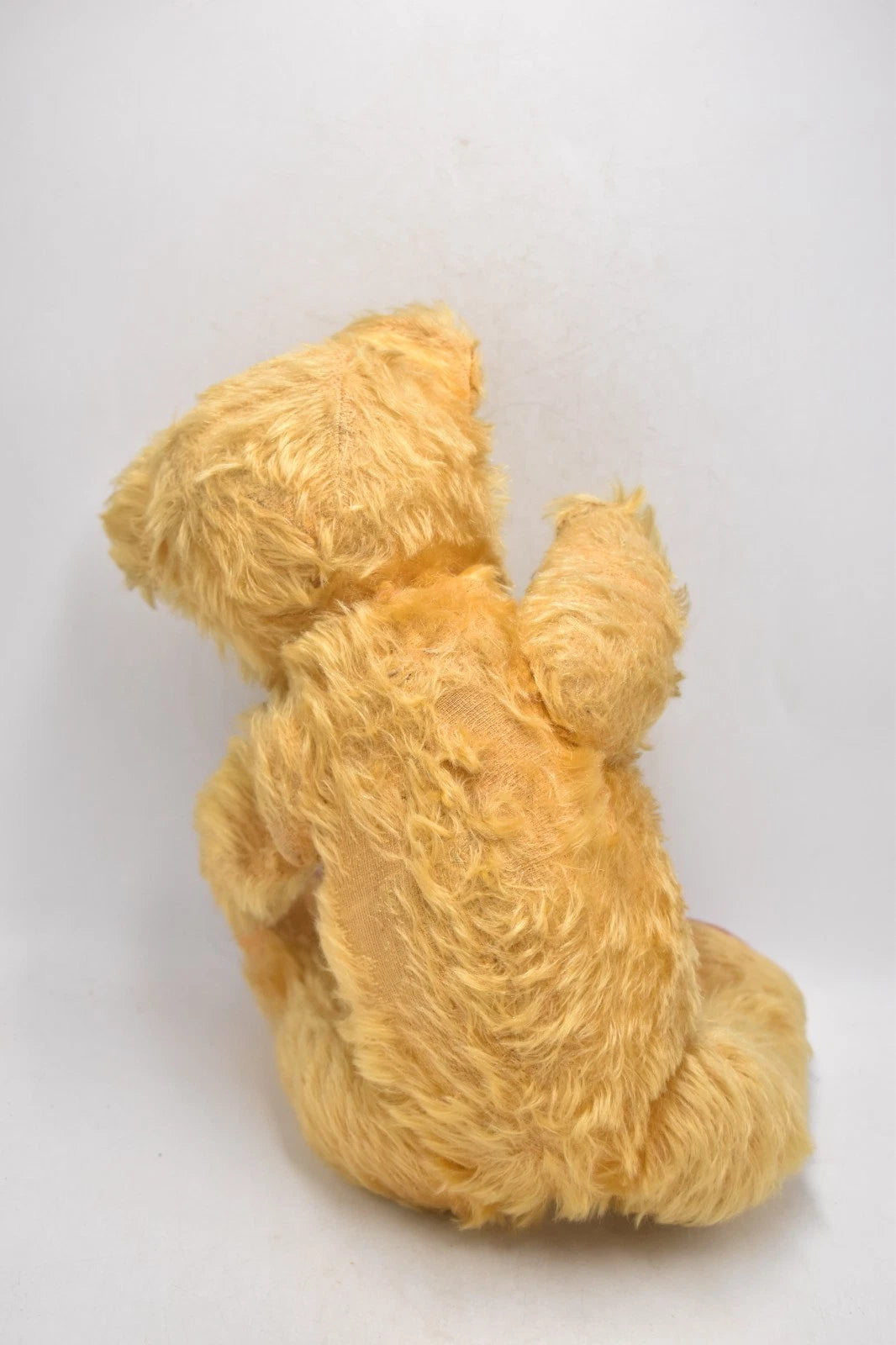 1940s Tara Toys Mohair Vintage Teddy Bear Fully Jointed Glass Eyes 46cm