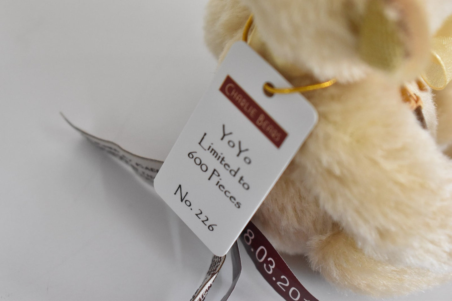 Charlie Bears Yoyo Minimo – Limited Edition – Retired – Tagged