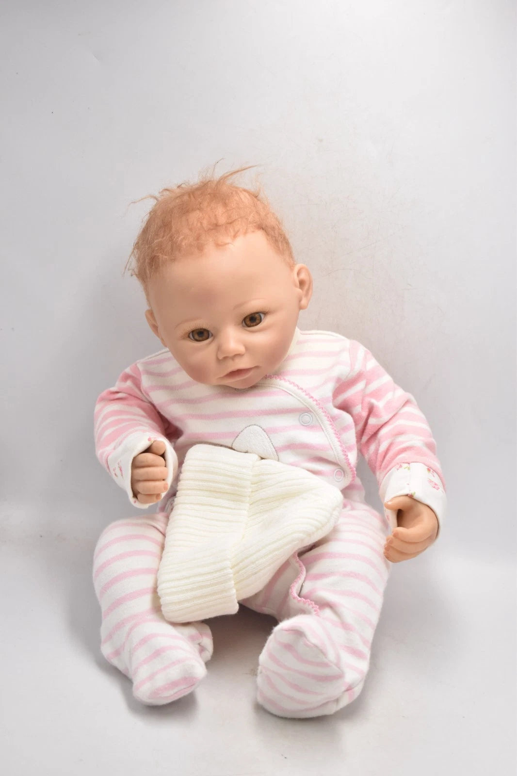 Vintage Ashton Drake Reborn Baby Girl Doll by Linda Murray 48cm Vinyl Limbs