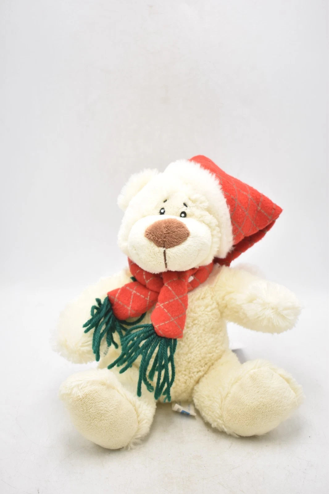 Card Factory Christmas Teddy Bear Plush Toy Retired 20cm Festive Collectable Sof