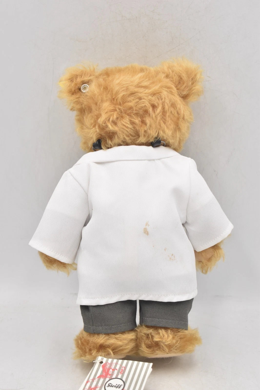Steiff The Good Doctor Teddy Bear 690723 Mohair Tagged