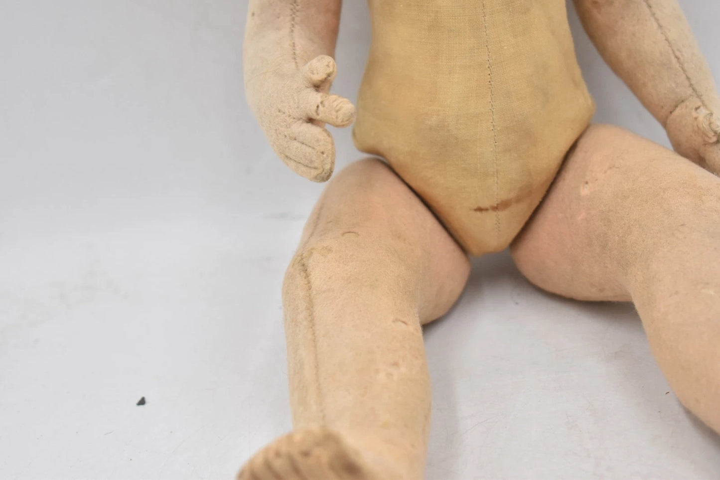 Vintage 1930s Norah Wellings English Felt Doll 35cm Original Outfit Labelled