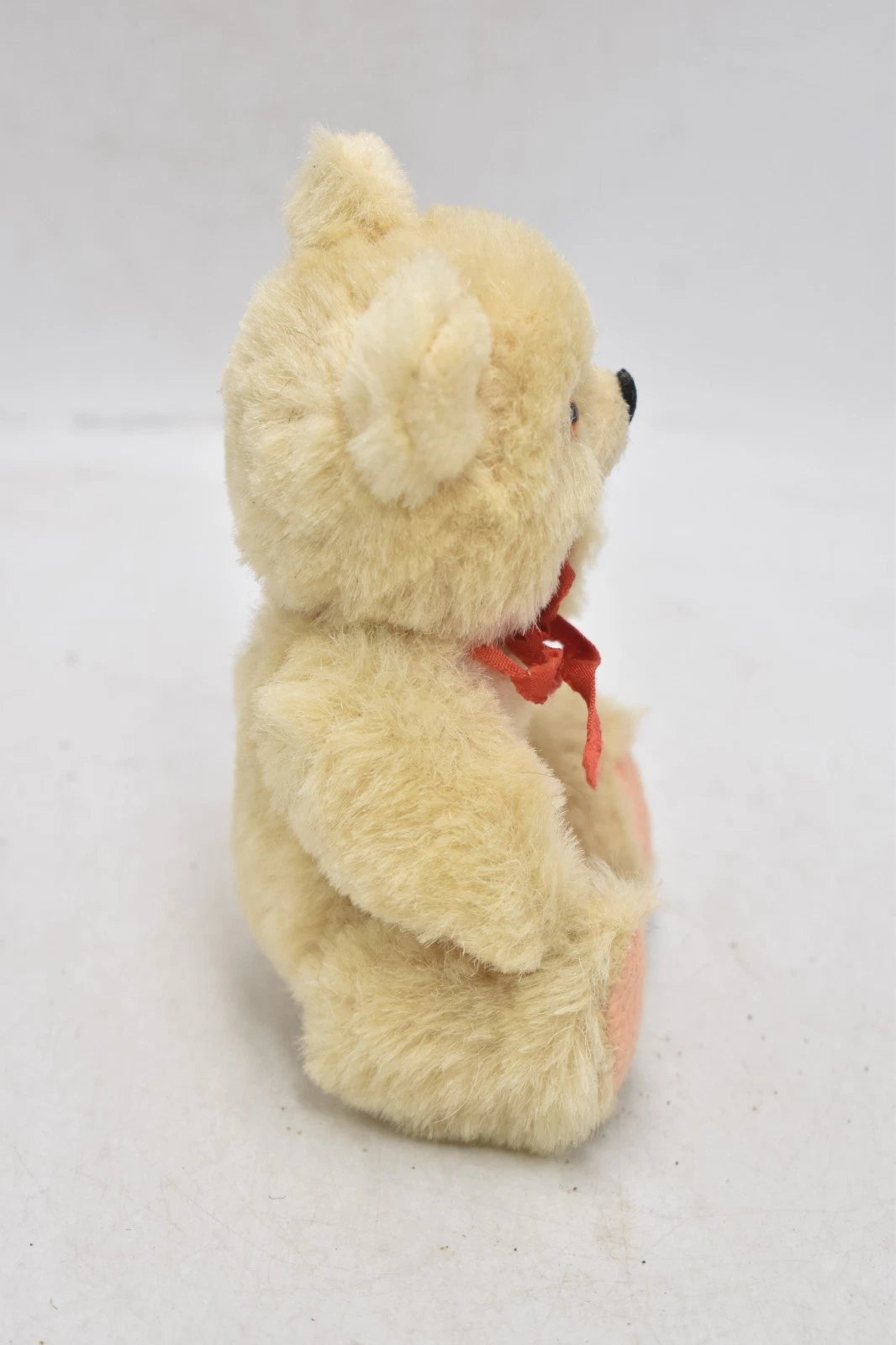 Vintage 1960s Shanghai Doll Factory Wool Plush Teddy Bear with Tongue