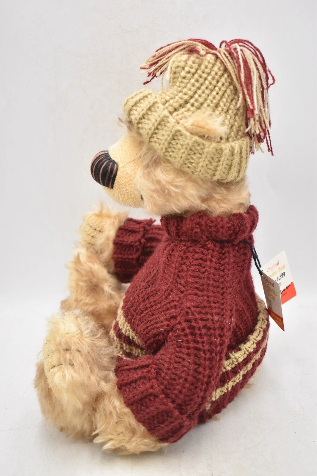 Clemens Mac Teddy Bear Limited Edition Mohair Jointed 34cm 60 of 399 Tagged