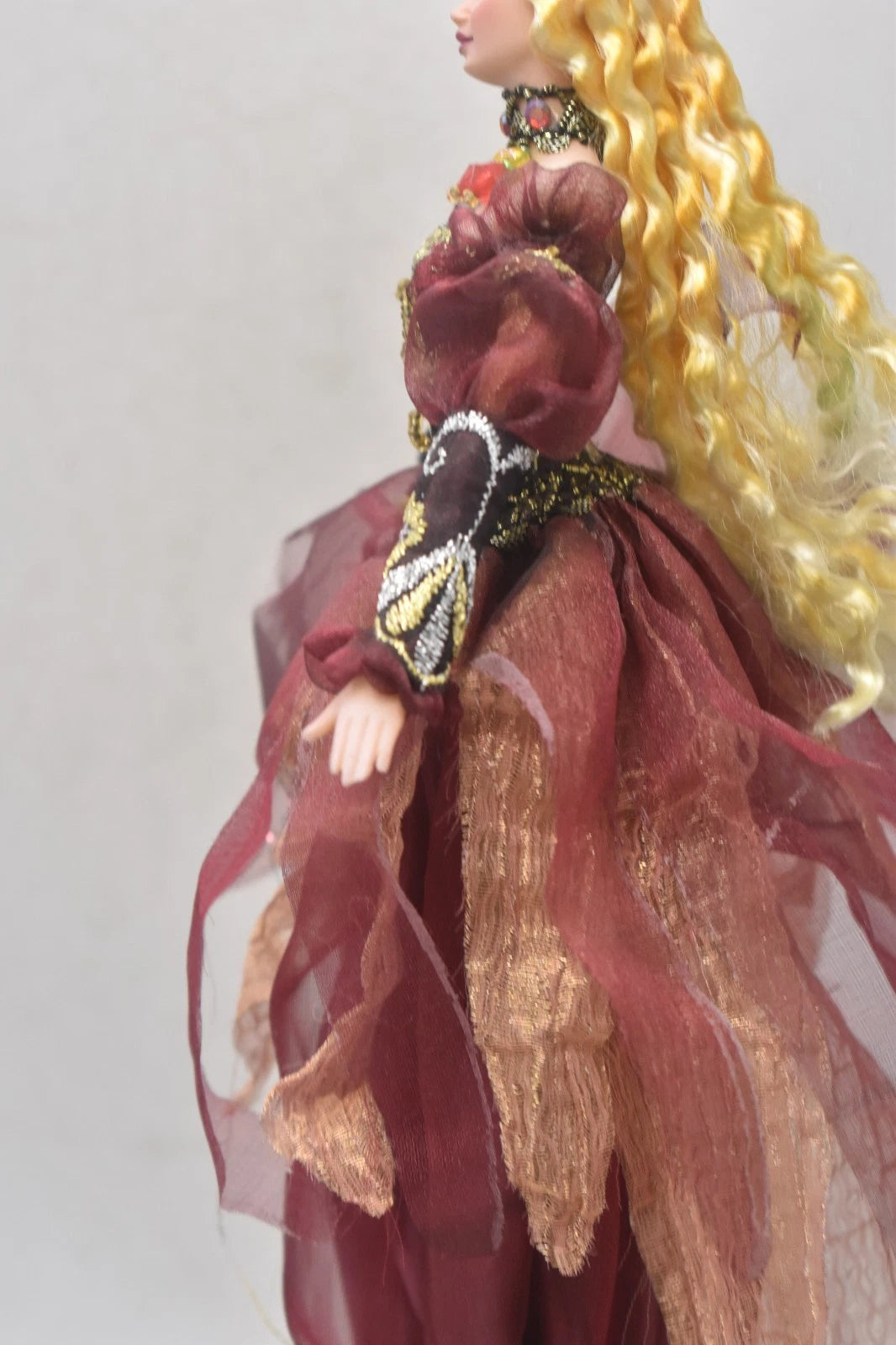 Vintage One of a Kind Handmade Fairy Doll 34cm Collectible Fantasy Art Doll