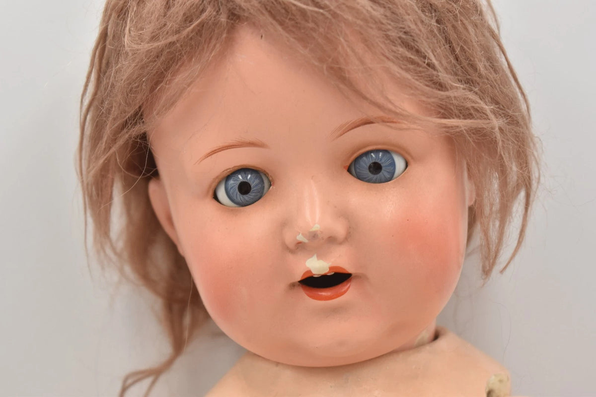 Antique Armand Marseille 996 Toddler Doll Bisque Head 58cm German Vintage Doll