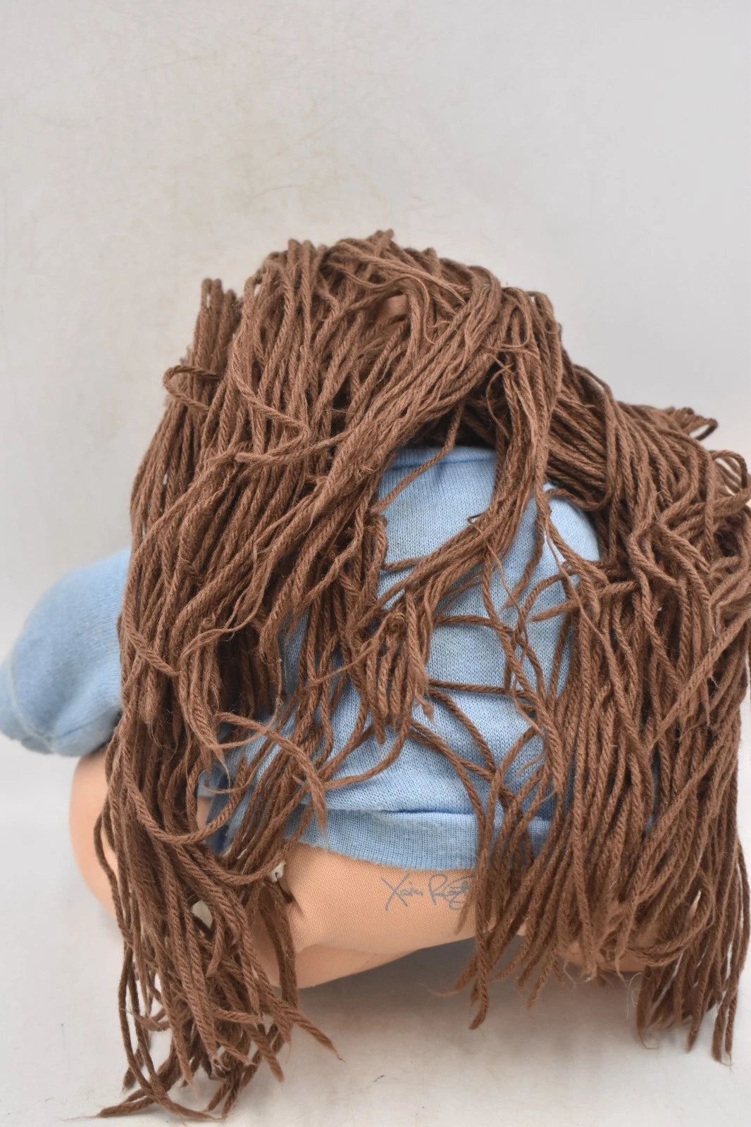 Vintage 1978–1982 Cabbage Patch Doll 40cm Brown Hair Brown Eyes Original Outfit