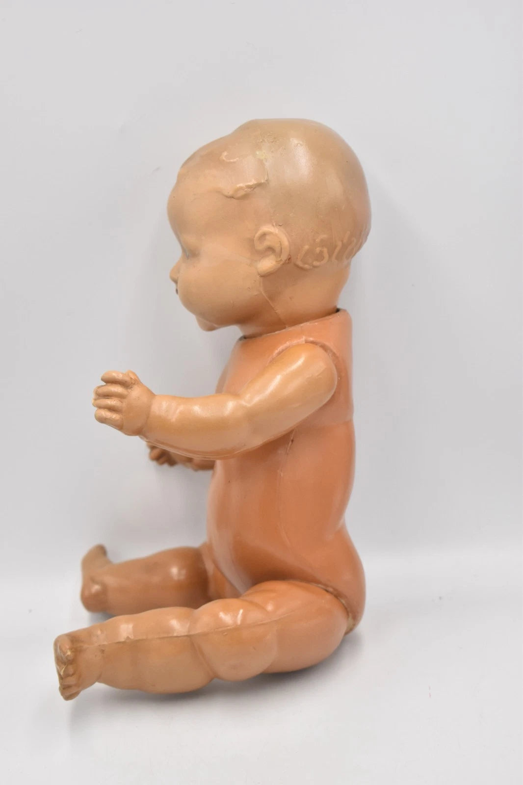 Antique 1930s Composition Doll Hand Painted 36cm Vintage Collectable Doll