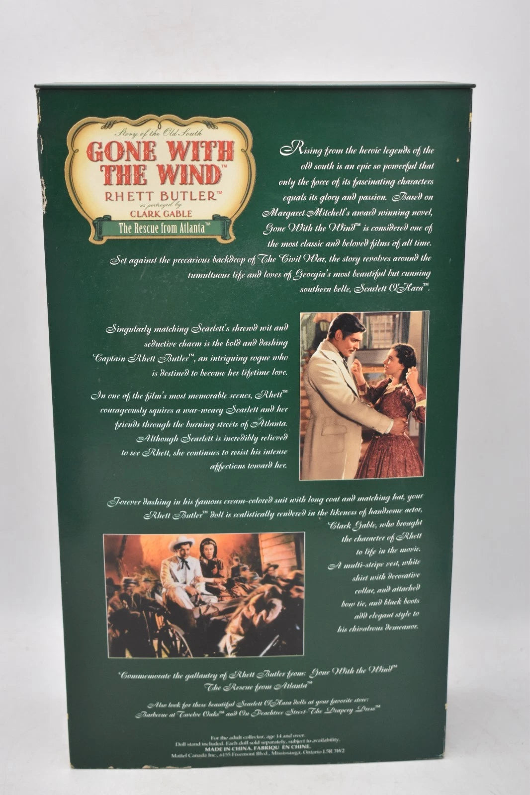 2002 Vintage Barbie Gone With The Wind Rhett Butler Ken Doll – NRFB