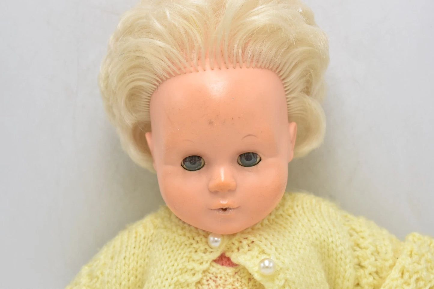 Vintage Palitoy Tiny Tears Baby Doll – 1960s England, 16D Jointed, 40cm