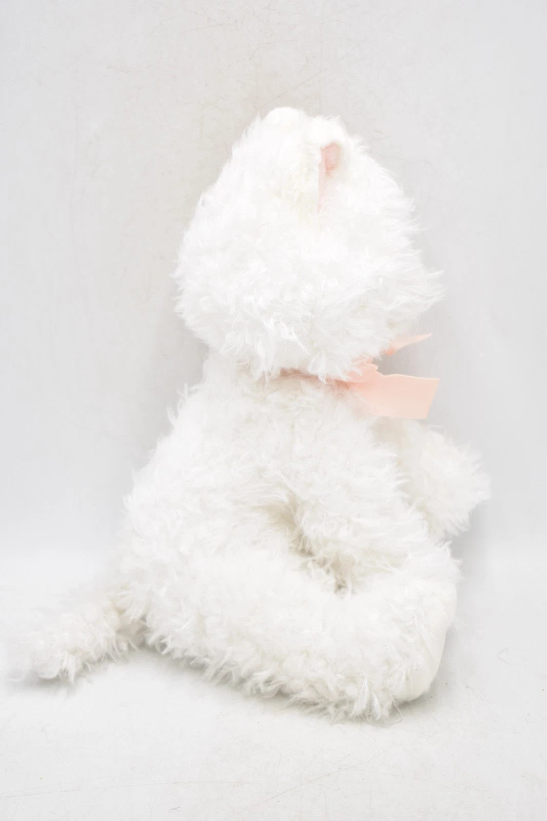 Russ Berrie Fuffi White Cat Teddy Bear – Retired Tagged Plush Soft Toy