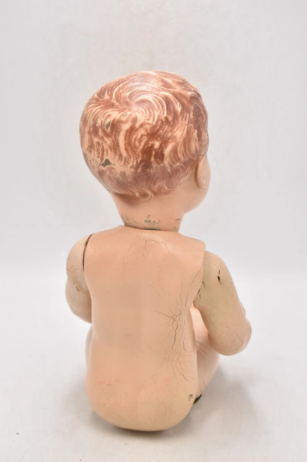 Antique Dean’s Rag Book Composition Doll – DRB Marked, 38cm