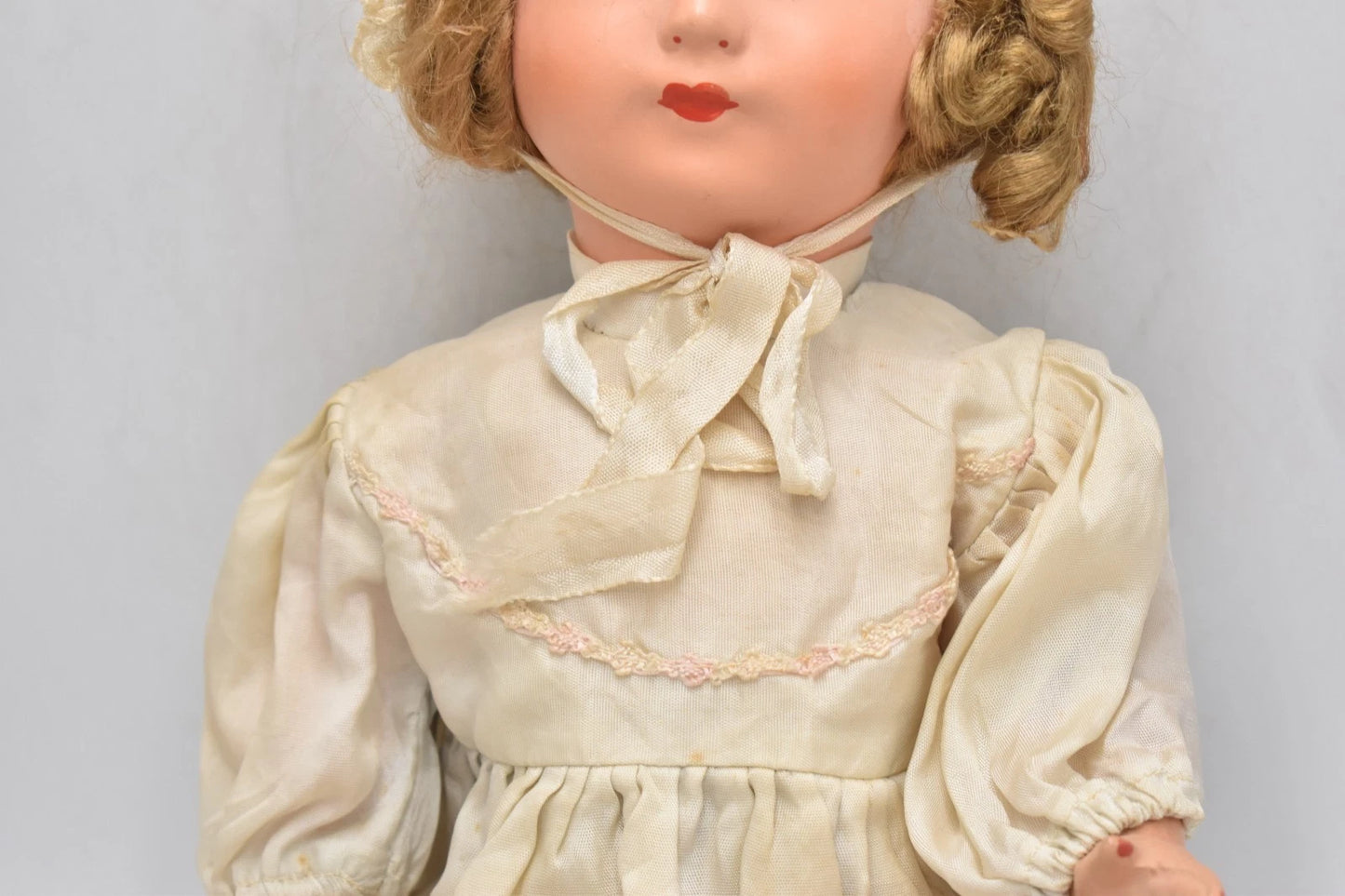 Vintage Antique Celluloid Walking Doll – 46cm, Original Outfit