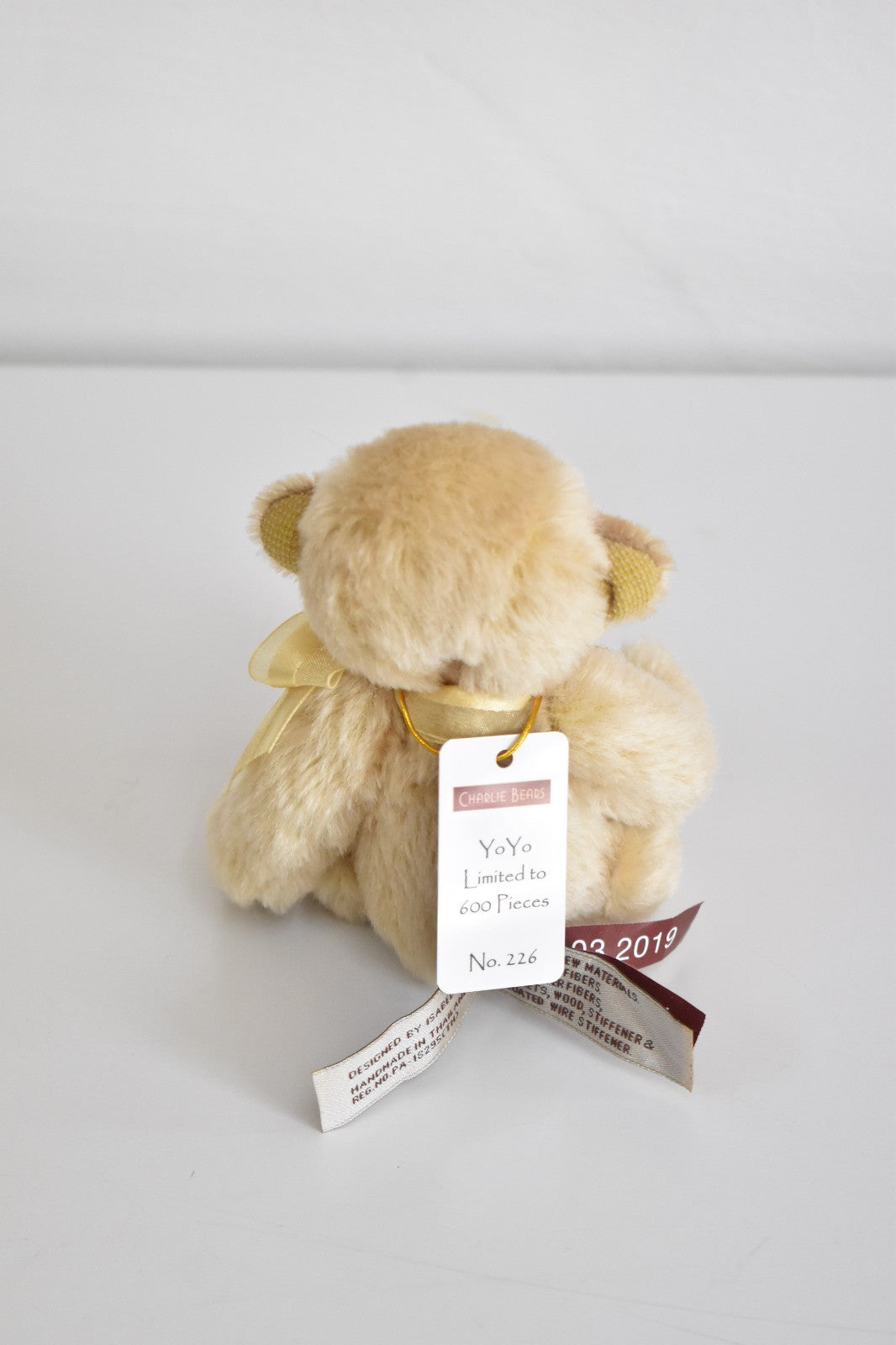 Charlie Bears Yoyo Minimo – Limited Edition – Retired – Tagged
