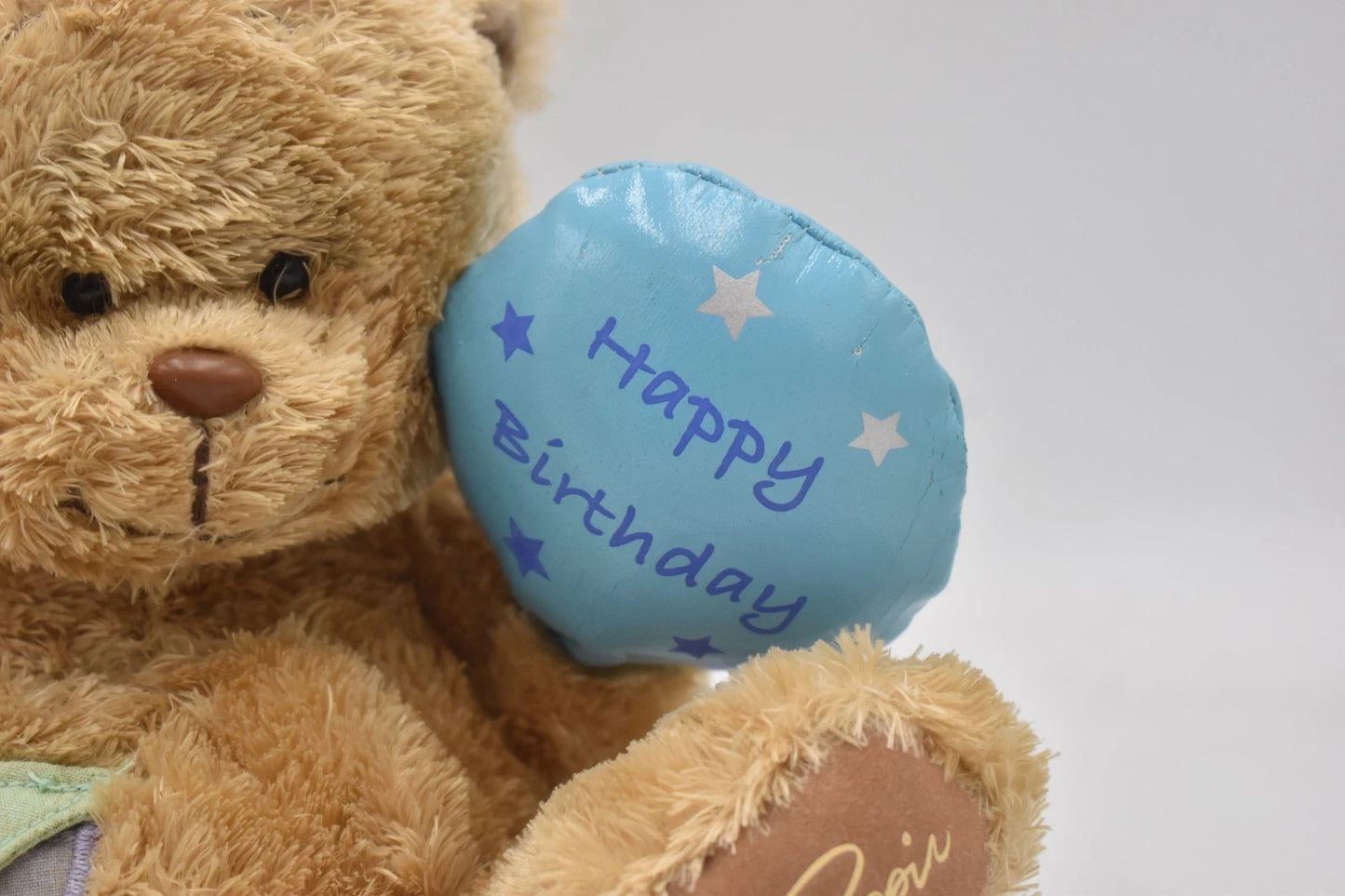 Carte Blanche Poppin Happy Birthday Brown Plush Teddy Bear 15cm