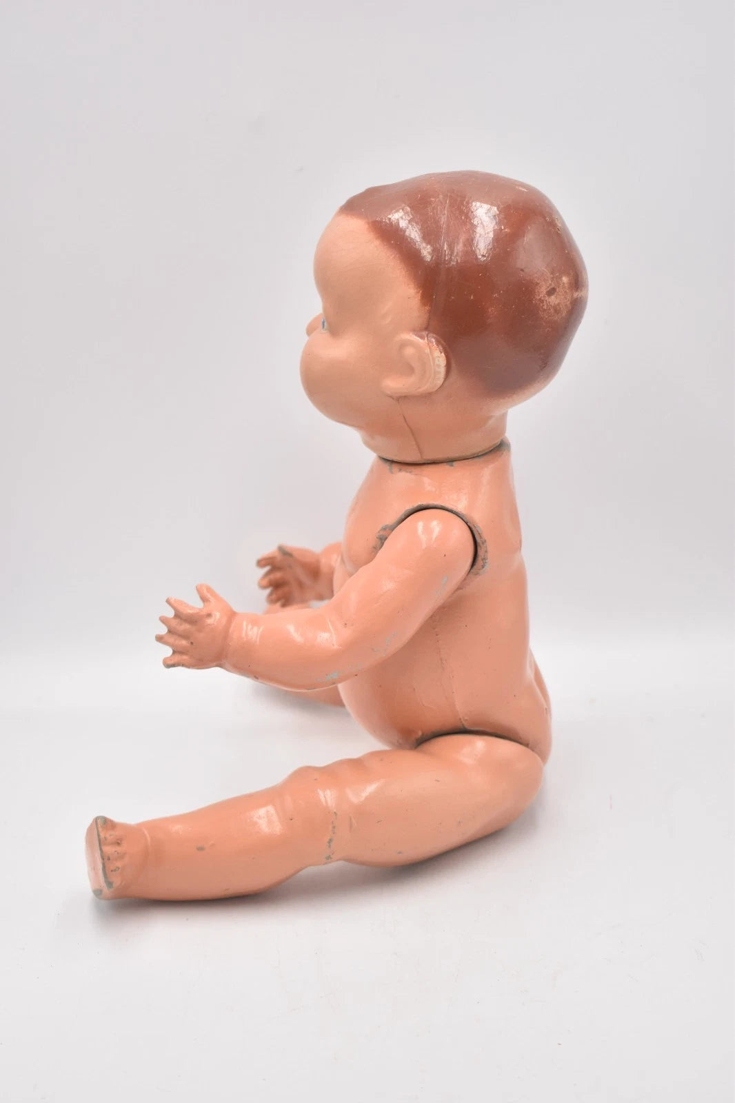 Vintage Early Composition Doll Hand Painted 34cm Antique Collectors Display Doll