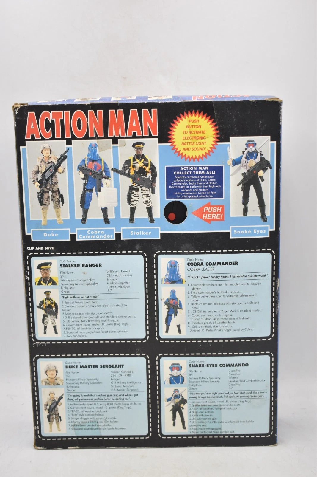 Action Man Stalker Ranger 12” Action Figure – G.I. Joe Inspired – Boxed