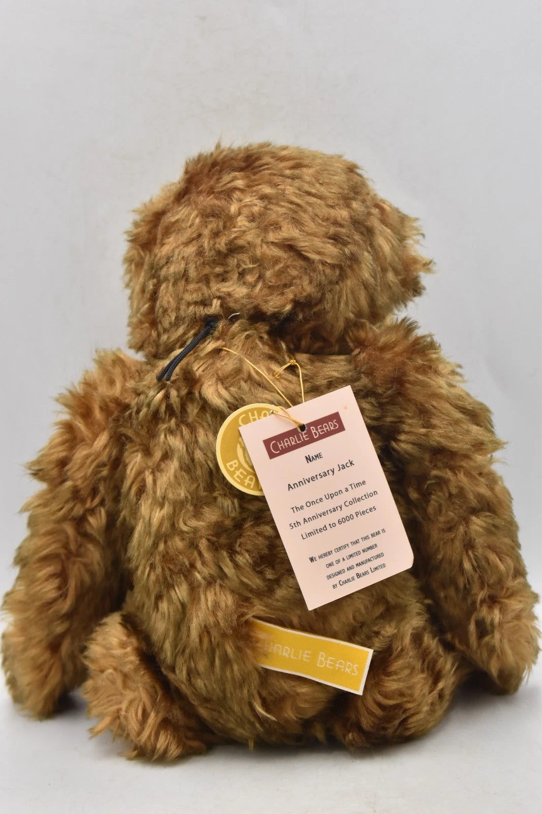 Charlie Bears Anniversary Jack Teddy Bear Limited Edition Isabelle Lee Design