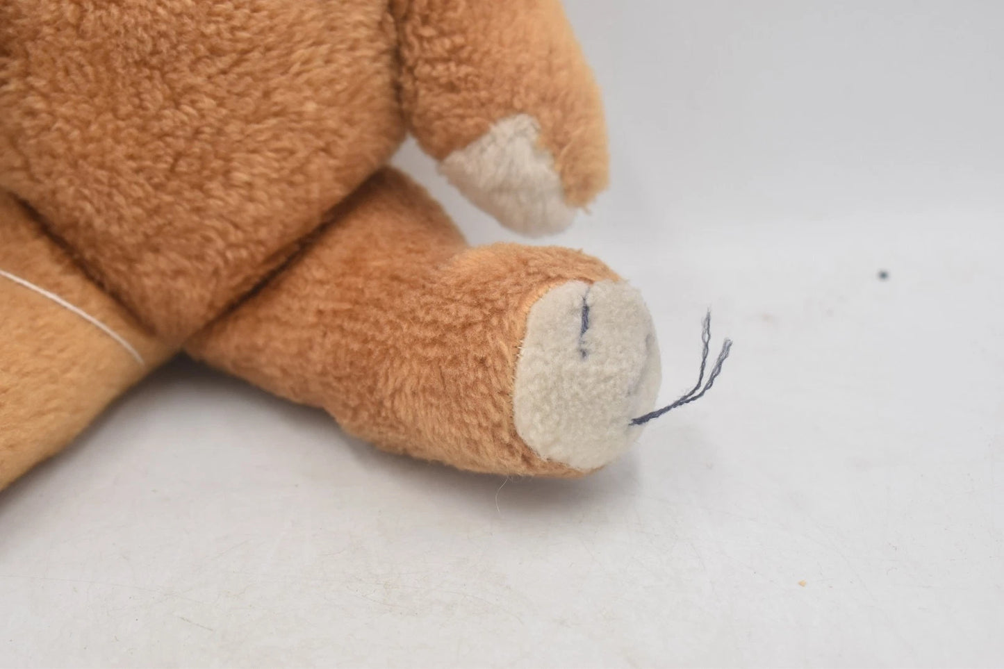 Vintage 1980s Plush Teddy Bear 32cm Jointed Soft Toy Retired Collectible