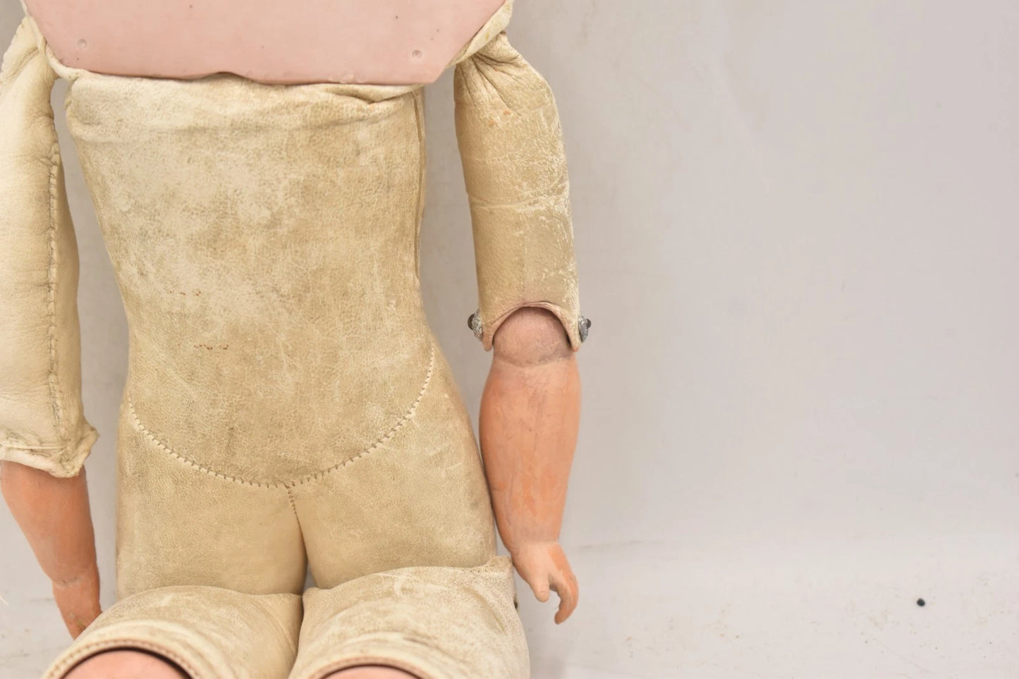 Antique Schoenau & Hoffmeister 1181 Bisque Doll 50cm Sleepy Eyes Part Leather