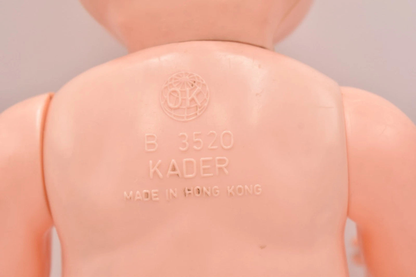 Vintage 1950s OK Kader Large Hard Plastic Doll 48cm Collectable Vintage Toy