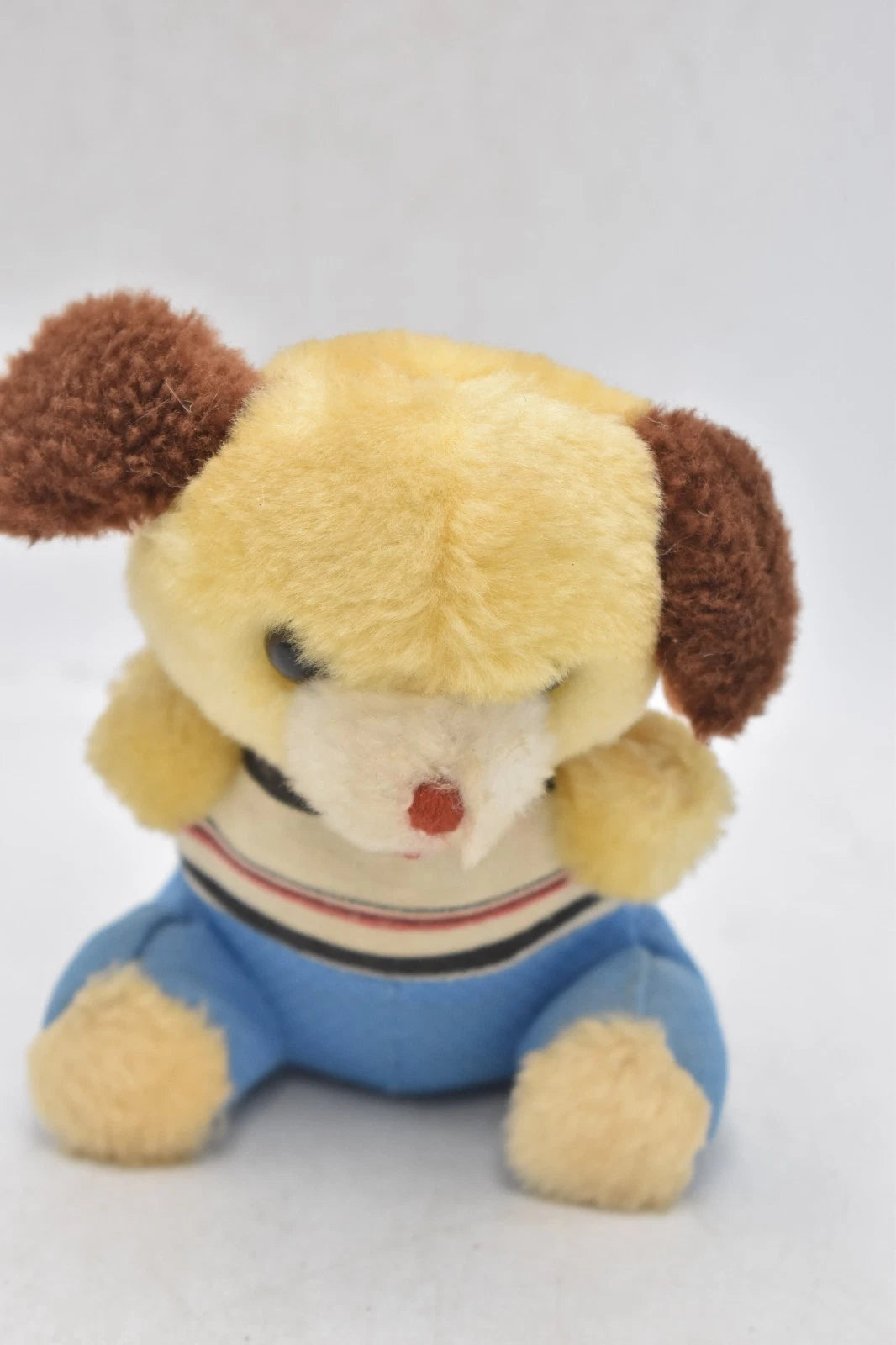 Vintage 1980s Dog Plush Soft Toy with Tongue Teddy Bear