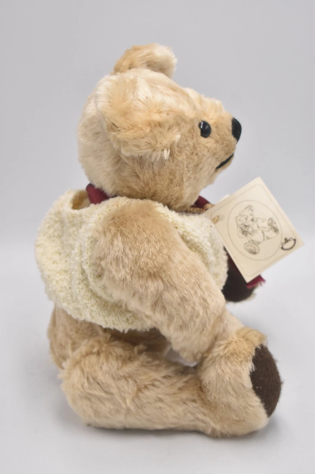 Vintage Artist Mohair Teddy Bear William Sue Quinn OOAK One of a Kind Tagged