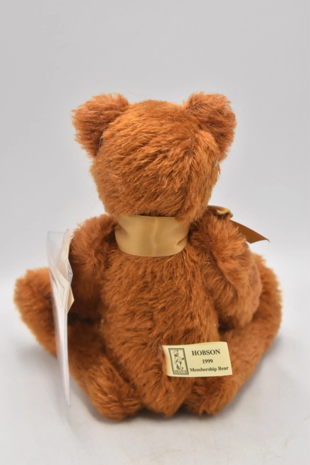 Dean's Rag Book Hobson Teddy Bear Limited Edition No. 1909 Tagged 30cm