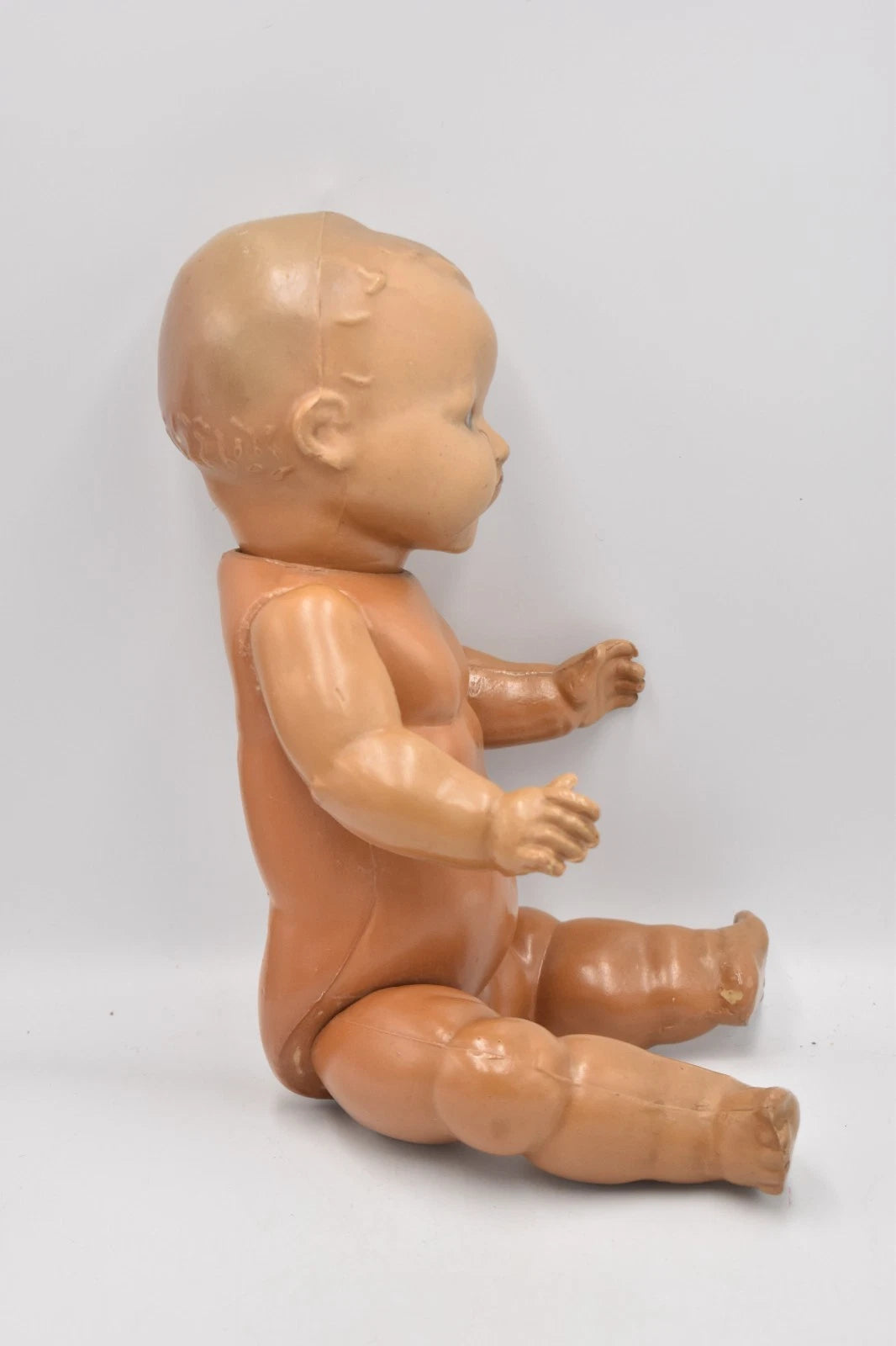 Antique 1930s Composition Doll Hand Painted 36cm Vintage Collectable Doll