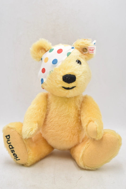 Steiff Children in Need Pudsey Bear – Limited Edition 654398 Mohair Teddy Bear