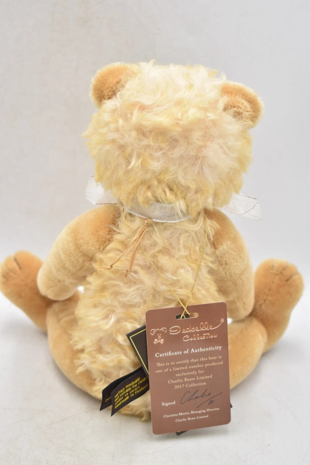 Charlie Bears Isabelle Collection Chuddy Teddy Bear Limited Edition