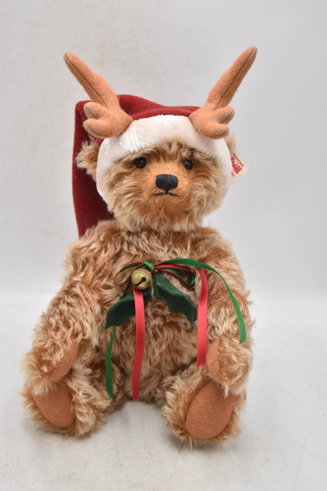 Steiff 021732 Reindeer Teddy Bear 2016 Mohair – Limited Edition 30cm